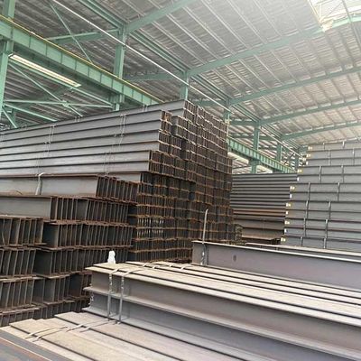 Q235 Q345 SS400 H Shape Steel Beam ใช้ในงานก่อสร้าง