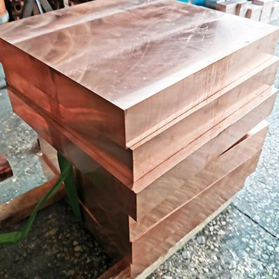 ความสามารถในการนําไฟฟ้า 1 มิลลิเมตร แผ่นทองแดง โลหะทองแดงไม่เรียบ C2700 C11000