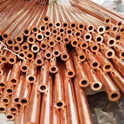 ASTM B280 เครื่องปรับอากาศ ท่อทองแดงที่มีเส้นสีดําเขียว